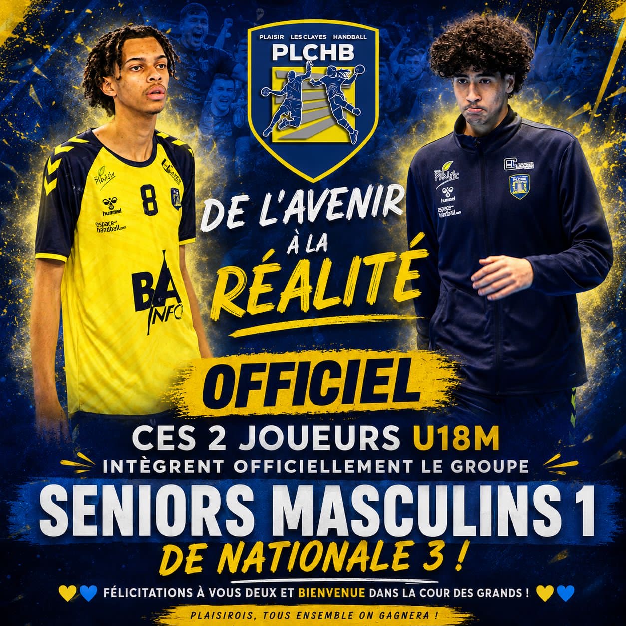 Nos deux jeunes U18 promus en N3